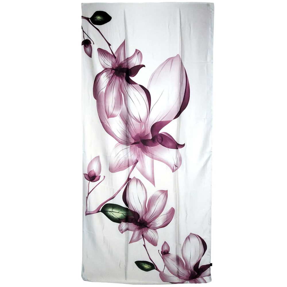 NWT Long Soft Scarf 34"x69" Rectangle Silk Feeling 100% Shawl Wrap 0265